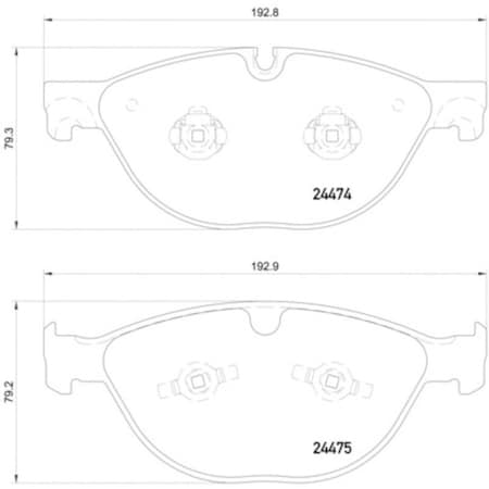 Pagid Brakes Disc Brake Pad, 355015701 355015701
